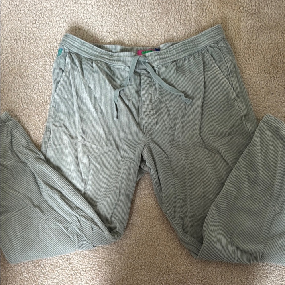 Empyre Green Corduroy Jumpsuit